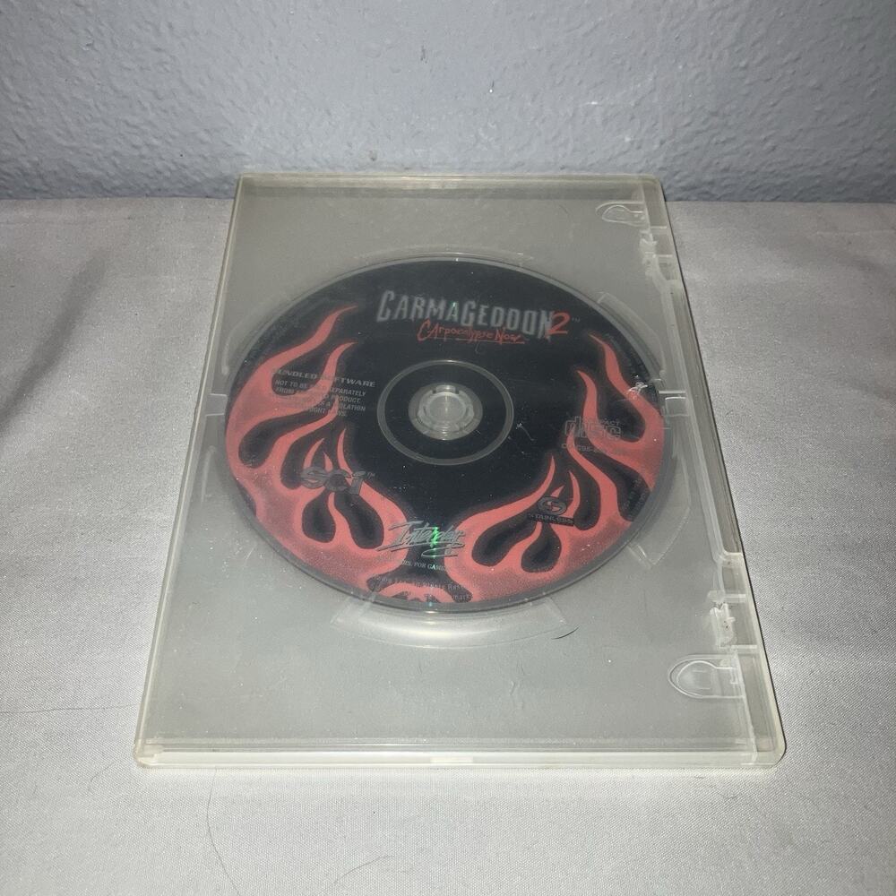 Pc Game Used Carmageddon 2 Carpocalypse Now Windows 1998 Great Soundtrack!